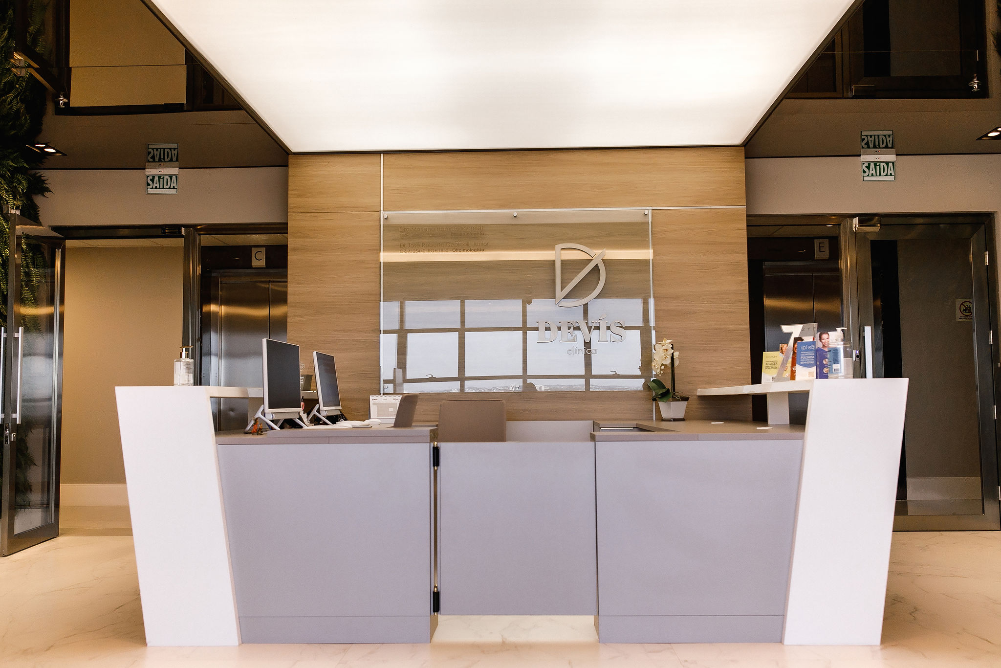 recepção clínica devís curitiba