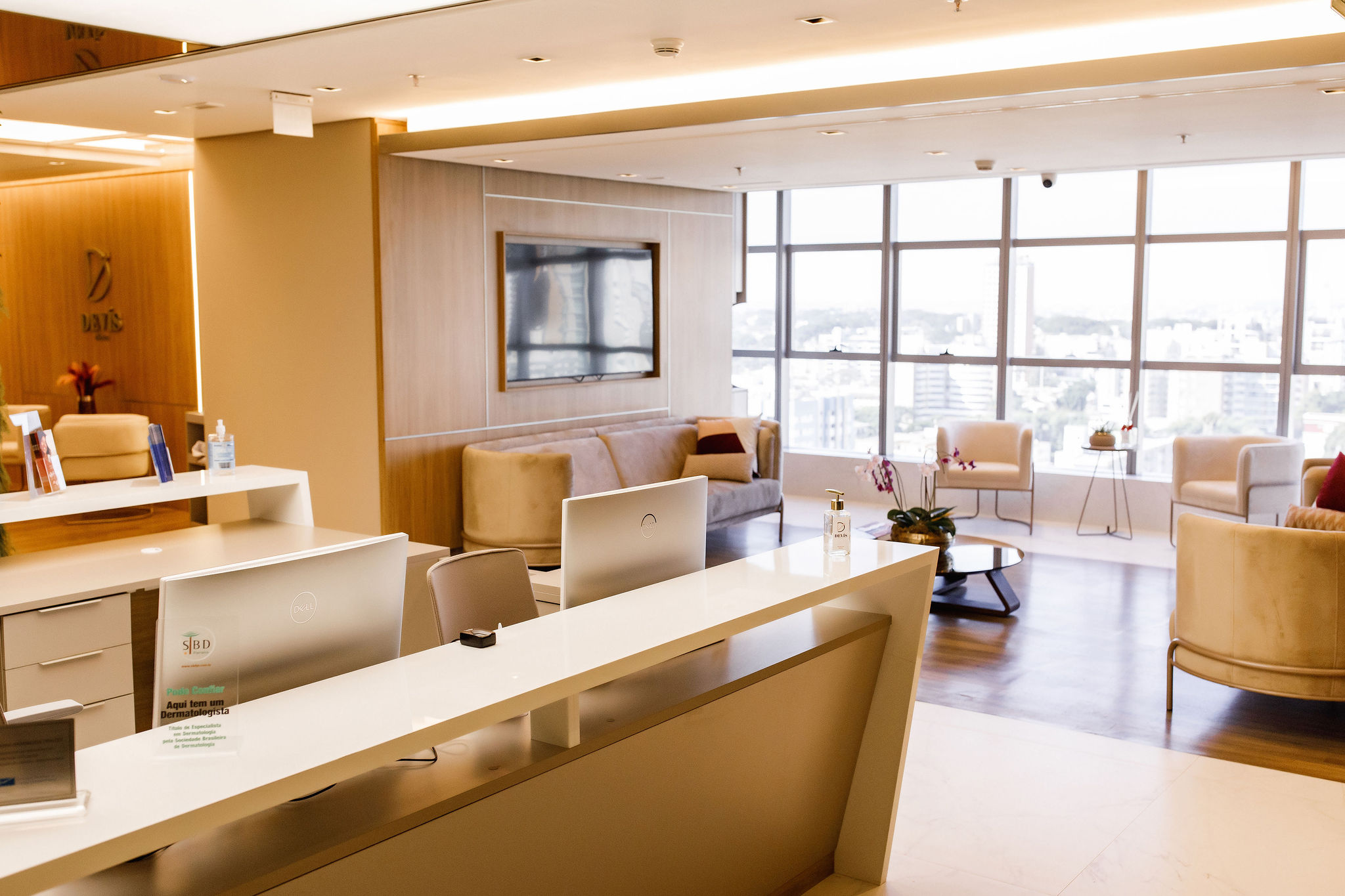 recepção clínica devís